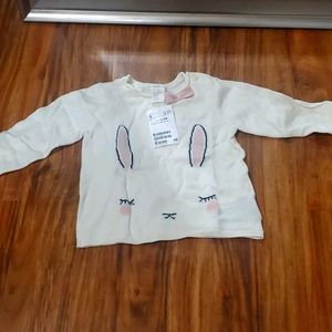 NWT Off white bunny sweater